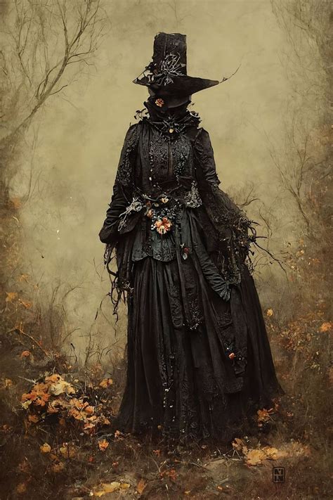 Victorian witch hat
